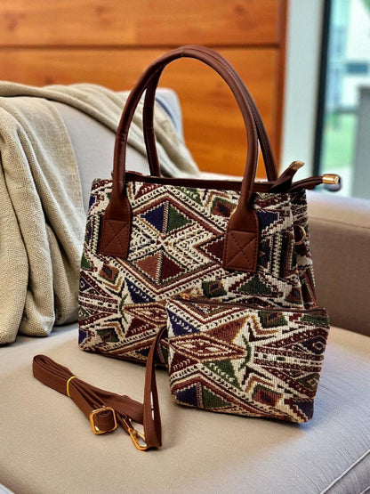 Ethnic tote bag