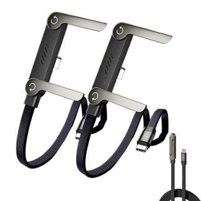 2 in 1 Invisible Holder charger cable