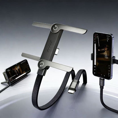 2 in 1 Invisible Holder charger cable