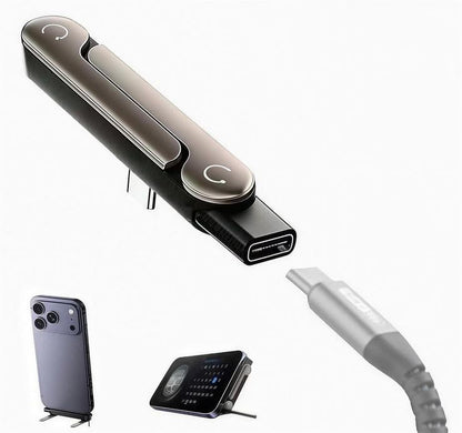 2 in 1 Invisible Holder charger cable
